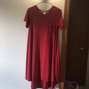 LulaRoe Red Carly sz S